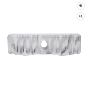 24 Inch Silicone Faucet Mat for Kitchen Sink Splash Guard Marble Finish New